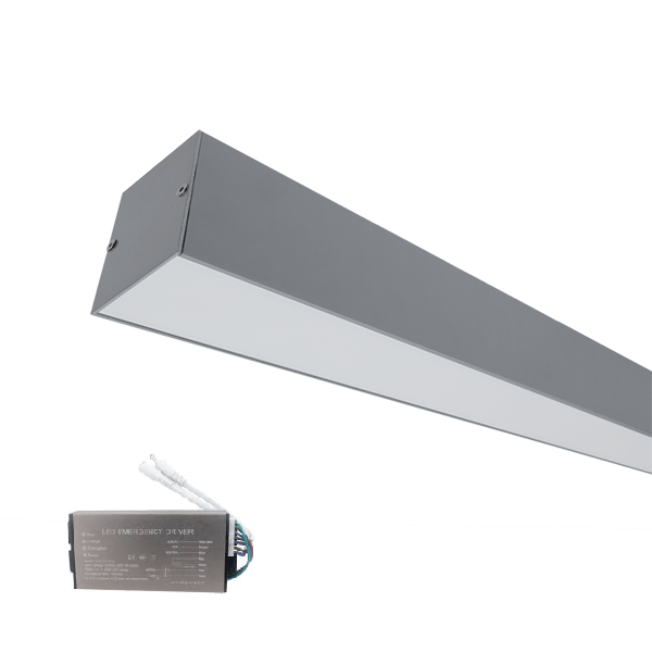 GRE LED ΠΡΟΦΙΛ ΓΙΑ ΕΞΩΤΕΡΙΚΗ ΤΟΠΟΘΕΤΗΣΗ S77 24W 4000K 600MM ΓΚΡΙ+ΚΙΤ ΑΣΦΑΛΕΙΑΣ - Image 1