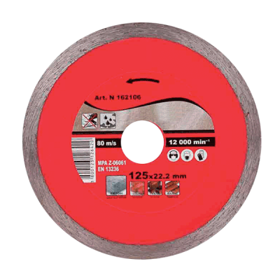 ΔΙΑΜΑΝΤΟΔΙΣΚΟΣ WET 125Х22.2mm