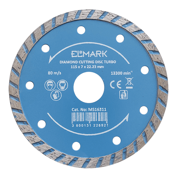 M516311 ΔΙΑΜΑΝΤΟΔΙΣΚΟΣ TURBO 115x22.2mm - Image 1