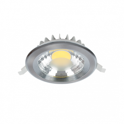 LED ΣΠΟΤ COB 10W 4000K-4300K 230V ΝΙΚΕΛ ΜΑΤ