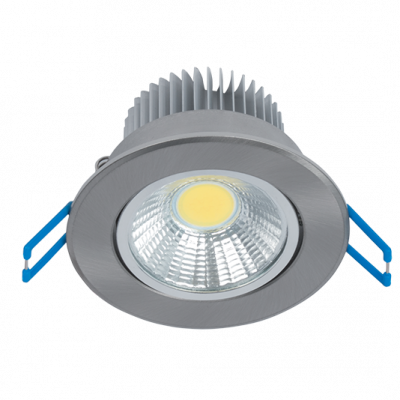 LED ΣΠΟΤ LSLCOB SPOTLIGHT 7W 4000K-4300K 230V ΝΙΚΕΛ ΜΑΤ