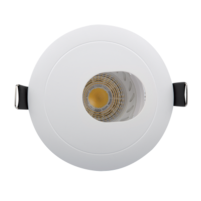 LED ΣΠΟΤ ΠΛΑΣΤΙΚΟ ΣΤΡΟΓΓΥΛΟ ΣΤΑ ΠΛΑΓΙΑ PAR 16 COB 7W 4000-4300K ΛΕΥΚΟ