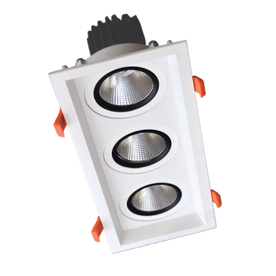 ΤΡΙΠΛΟ ΚΙΝΟΥΜΕΝΟ LED ΣΠΟΤ 3X30W 230V 3000K ΛΕΥΚΟ
