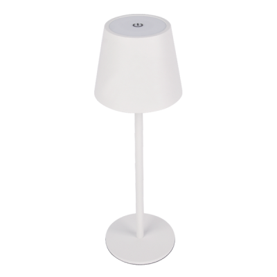 ZARA DIMMABLE TABLE LAMP 3W WITH BATTERY IP44, WH