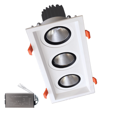 ΤΡΠΛΟ LED ΣΠΟΤ3X15W 230V 4000K WH+ΚΙΤ ΚΙΤ ΑΣΦΑΛΕΙΑΣ