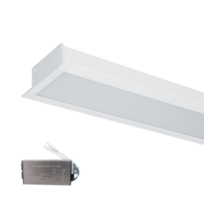 LED ΠΡΟΦΙΛ ΧΩΝΕΥΤΟ S48 24W 4000K 1200MM ΛΕΥΚΟ+ΚΙΤ ΑΣΦΑΛΕΙΑΣ