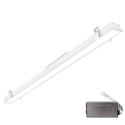 ELMARK LED ΠΡΟΦΙΛ ΧΩΝΕΥΤΗΣ ΤΟΠΟΘΕΤΗΣΗΣ 600mm 24W 3000K ΛΕΥΚΟ + EMERGENCY KIT