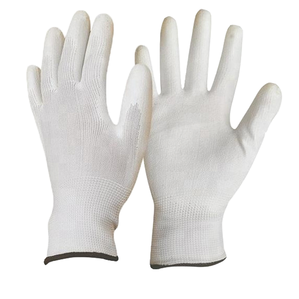 10 POLYESTER GLOVES COATED WITH PU SIZE 10 - Image 1