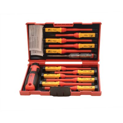 13PCS VDE INSULATED SCREWDRIVER SET CRV