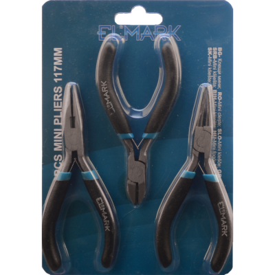 3PCS MINI PLIERS 117mm