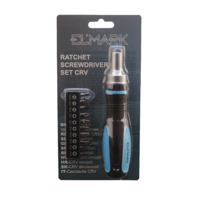 11PCS RATCHET SCREWDRIVER SET, CRV