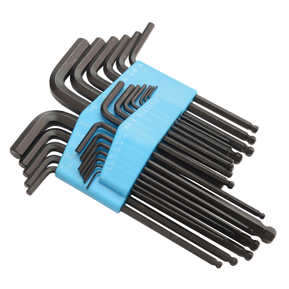 598251 25PCS BALL POINT INNER HEX KEY SET 1.27-10mm - Image 1