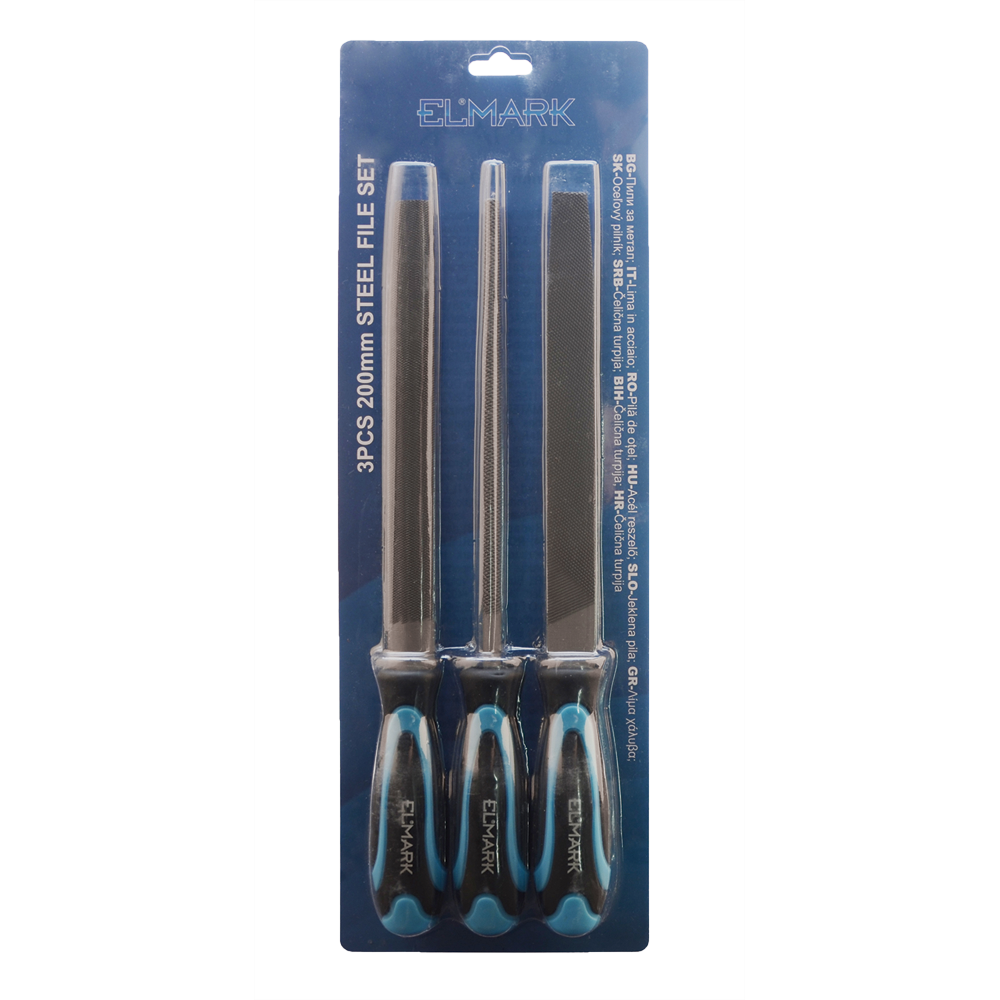 598321 3PCS 200mm STEEL FILE SET - Image 1