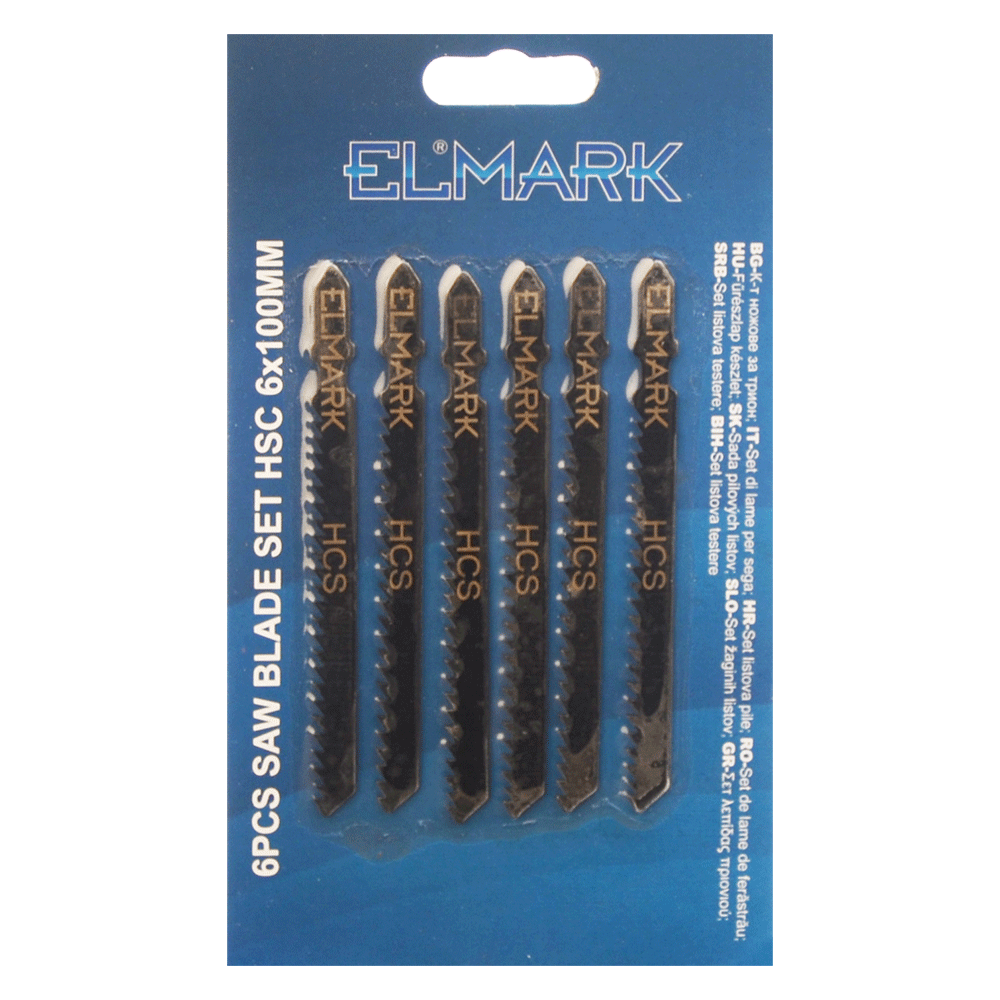 598436 6PCS SAW BLADE SET HSC 6x100mm - Image 1