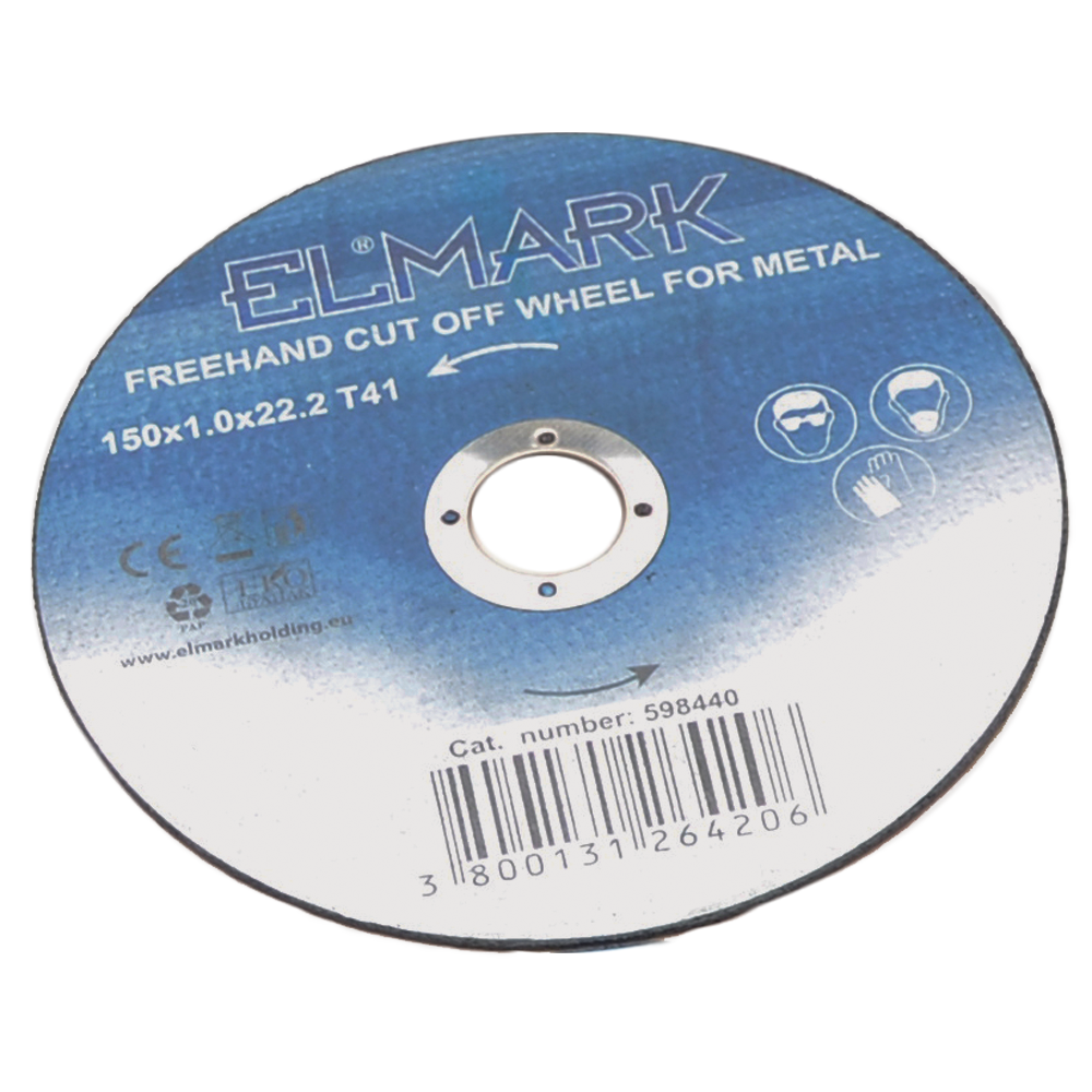 598438 FREEHAND CUT OFF WHEEL FOR METAL 115x1.6x22.2 T41 - Image 1