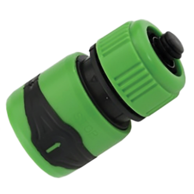 RUBBER QUICK LOCKING HOSE CONNECTOR 3/4 WITH STOP