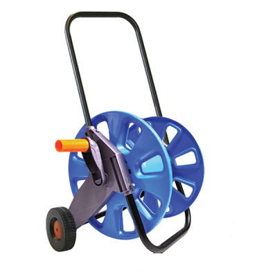 EMPTY HOSE REEL FOR 30M 1/2 WHIT WHEELS, BLUE