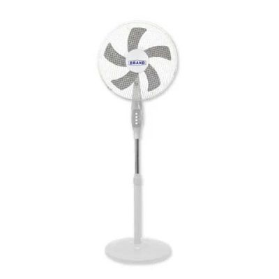 ΑΝΕΜΙΣΤΗΡΑΣ ΟΡΘΟΣΤΑΤΗΣ 50W ΜΕ 5 ΦΤΕΡΑ BRAND Φ40 ΛΕΥΚΟΣ