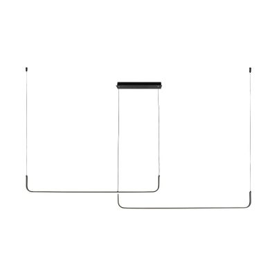 ZUMA LINE LED PENDANT RIKE 2023199-BK 40W CCT BL