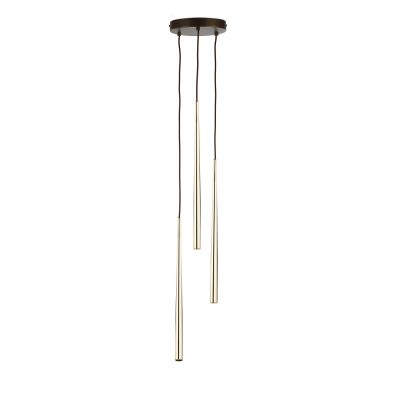 TK LIGHTING PENDANT PIANO 10117 3XG9 BLACK/GOLD