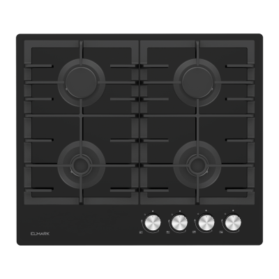 ELMARK EL-60GH096 GLASS GAS HOB 60CM