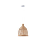 ΦΩΤΙΣΤΙΚΟ ΚΡΕΜΑΣΤΟ BAMBOO 1XE27 400Χ400X270mm ARTE ILLUMINA EARTHY - Image 2