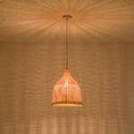 ΦΩΤΙΣΤΙΚΟ ΚΡΕΜΑΣΤΟ BAMBOO 1XE27 400Χ400X270mm ARTE ILLUMINA EARTHY - Image 3