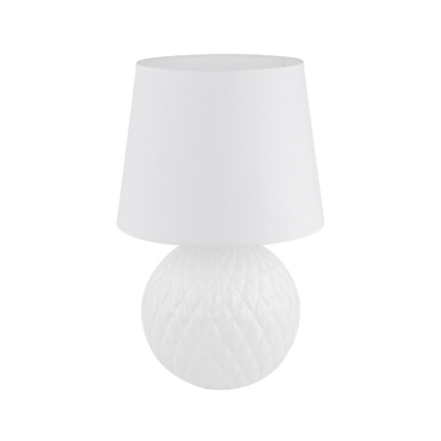 TK LIGHTING TABLE LAMP SANTANA 5593 1XE27 WHITE