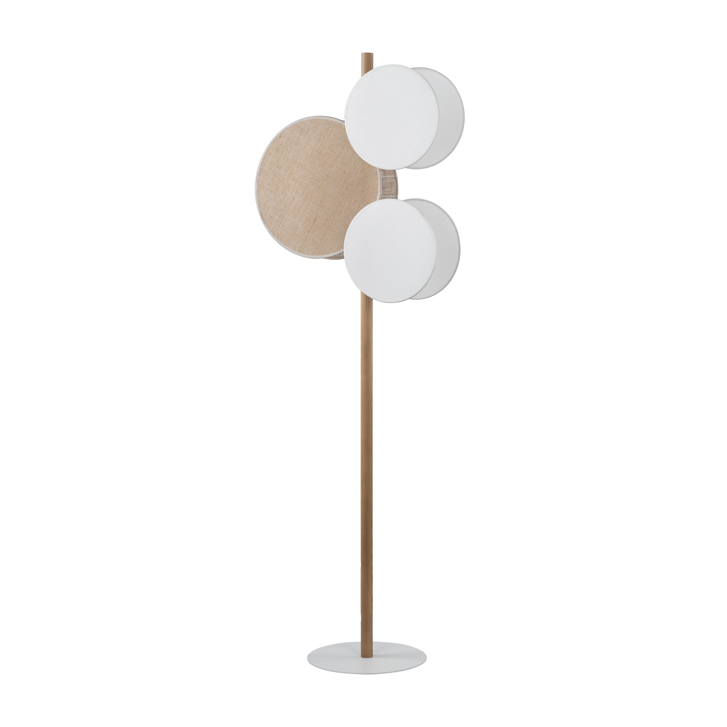 5960 TK LIGHTING FLOOR LAMP PULSE 5960 3XE27 WH/BROWN - Image 1