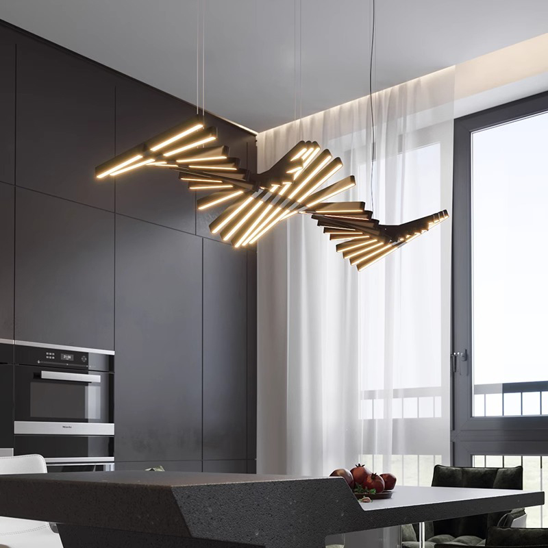 955ATOM20030BL ATOM LED PENDANT 200W 3000K, BLACK - Image 1