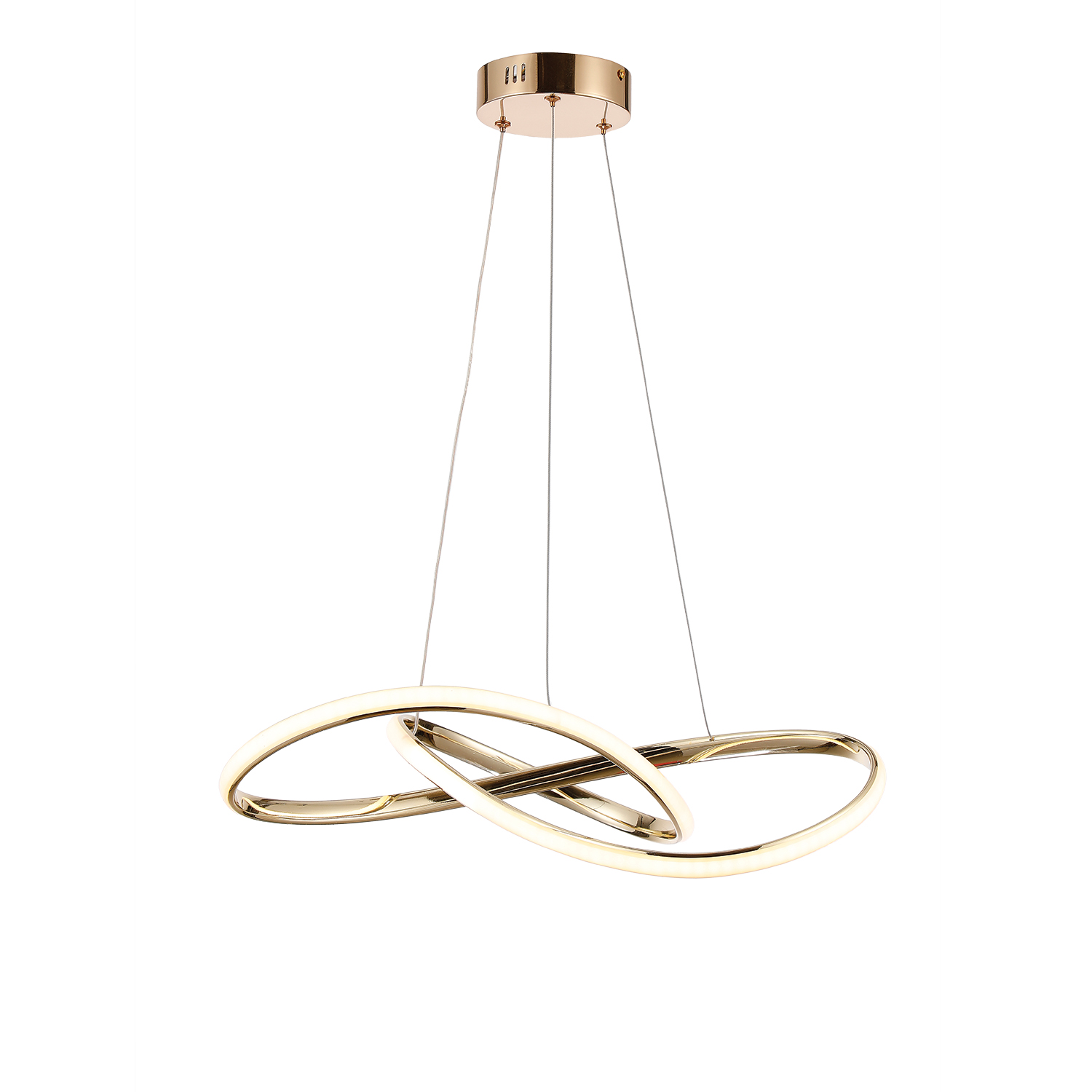 955TINA3330FGD TINA LED PENDANT 33W 3000K, FRENCH GOLD - Image 1