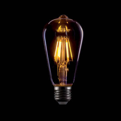 ДИМ. LED ВИНТИДЖ ST64 8W E27 2800-3200K ОПУШ. СТ.