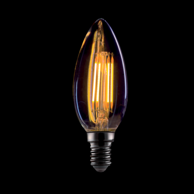 ДИМ. LED ВИНТИДЖ C37 4W E14 2800-3200K ОПУШ. СТ.