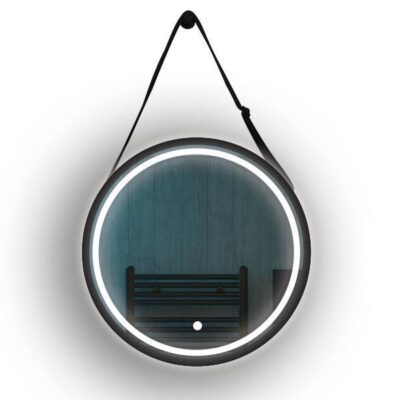 ΚΑΘΡΕΠΤΗΣ ΣΤΡΟΓΓΥΛΟΣ TOUCH LED ΜΕ ΜΑΥΡΟ ΣΤΗΡΙΓΜΑ 20w 1680lm 3CCT(3000-4000-6000K)600mm ARTE ILLUMINA MIRO
