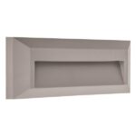 ΑΠΛΙΚΑ ΤΟΙΧΟΥ LED SLIM 2W IP65 220-240V 3000K 230X80X27mm ΓΚΡΙ PRO ARTE ILLUMINA