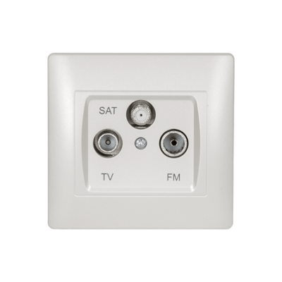 RHYME ΠΡΙΖΑ ТV+FM+SAT ΛΕΥΚΟ ΜΕΤΑΛΛΙΖΕ