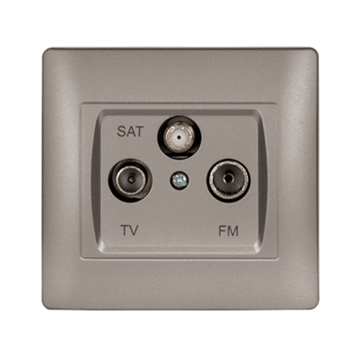 RHYME ΠΡΙΖΑ ТV+FM+SAT ΓΚΡΙ ΜΕΤΑΛΛΙΖΕ