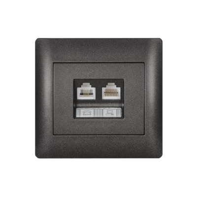 RHYME RJ11+RJ45 ΓΡΑΦΙΤΗΣ ΜΕΤΑΛΛΙΖΕ