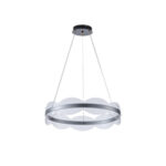 ΦΩΤΙΣΤΙΚΟ ΚΡΕΜΑΣΤΟ ΑΚΡΥΛΙΚΟ ΣΤΡΟΓΓΥΛΟ LED 60W Φ600mm 3000K 5400Lm ΑΣΗΜΙ ARTE ILLUMINA TORINO - Image 2