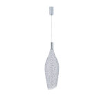 ΦΩΤΙΣΤΙΚΟ ΜΕΤΑΛΛΟ ΜΟΝΟΦΩΤΟ LED 7.6W 780Lm 3000K Φ200x1960mm ΑΣΗΜΙ ARTE ILLUMINA PERFORATO - Image 2