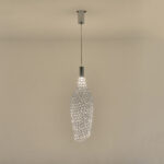 ΦΩΤΙΣΤΙΚΟ ΜΕΤΑΛΛΟ ΜΟΝΟΦΩΤΟ LED 7.6W 780Lm 3000K Φ200x1960mm ΑΣΗΜΙ ARTE ILLUMINA PERFORATO - Image 3