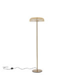 ΦΩΤΙΣΤΙΚΟ ΕΠΙΔΑΠΕΔΙΟ ΜΕΤΑΛΛIKO LED 9W 1080Lm 3000K Φ350x1320mm ΧΡΥΣΟ ARTE ILLUMINA PERFORATO - Image 2