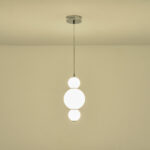 ΦΩΤΙΣΤΙΚΟ ΚΡΕΜΑΣΤΟ ΑΛΟΥΜΙΝΙΟ 12.6W 3000Κ 1440Lm Φ175x1898mm ΛΕΥΚΟ ARTE ILLUMINA BLOSSOM - Image 3