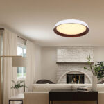 ΠΛΑΦΟΝΙΕΡΑ LED 60W Φ700X90 3000Κ ΛΕΥΚH-ΜΠΡΟΝΖΕ ARTE ILLUMINA MOONLIGHT - Image 2