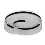 ΠΛΑΦΟΝΙΕΡΑ ΑΚΡΥΛΙΚΗ LED 18W 3000K 1000Lm ΔΙΑΦΑΝΗΣ-ΜΑΥΡΟ  Φ50 ARTE ILLUMINA AURORA - Image 2