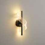 ΑΠΛΙΚΑ ΑΚΡΥΛΙΚΗ 8W 720Lm 3000K 650X490mm ΜΑΥΡO ARTE ILLUMINA SILK - Image 3