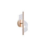 ΑΠΛΙΚΑ ΑΚΡΥΛΙΚΗ 8W 720Lm 3000K 300X130mm ΓΑΛΛΙΚΟ ΧΡΥΣΟ ARTE ILLUMINA SILK - Image 2