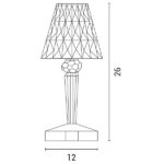 ΠΟΡΤΑΤΙΦ ΑΦΗΣ ΕΠΑΝΑΦΟΡΤΙΖΟΜΕΝΟ LED 2W CCT (3000/4000/6000Κ) ΔΙΑΦΑΝΟ ΜΕ DIMMER TABLO ARTE ILLUMINA - Image 3