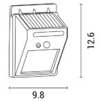 ΑΠΛΙΚΑ ΜΕ ΗΛΙΑΚΟ PANEL & ΑΝΙΧΝΕΥΤΗ ΚΙΝΗΣΗΣ 0,55W 6500Κ PLUS ARTE ILLUMINA - Image 2
