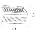 ΑΠΛΙΚΑ ΜΕ ΗΛΙΑΚΟ PANEL & ΑΝΙΧΝΕΥΤΗ ΚΙΝΗΣΗΣ 1,20W 6500Κ PLUS ARTE ILLUMINA - Image 2